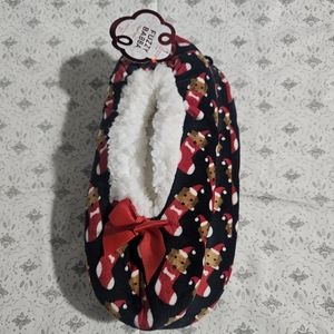 Fuzzy Babba Stocking Dachshunds Slippers